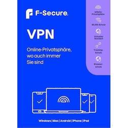 F-Secure Freedome VPN Licensabonnemet 1 år 5 enhed. [Ukendt]